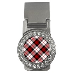 Smart Plaid Red Money Clips (cz)  by ImpressiveMoments