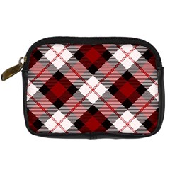 Smart Plaid Red Digital Camera Cases by ImpressiveMoments