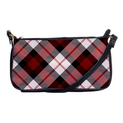 Smart Plaid Red Shoulder Clutch Bags