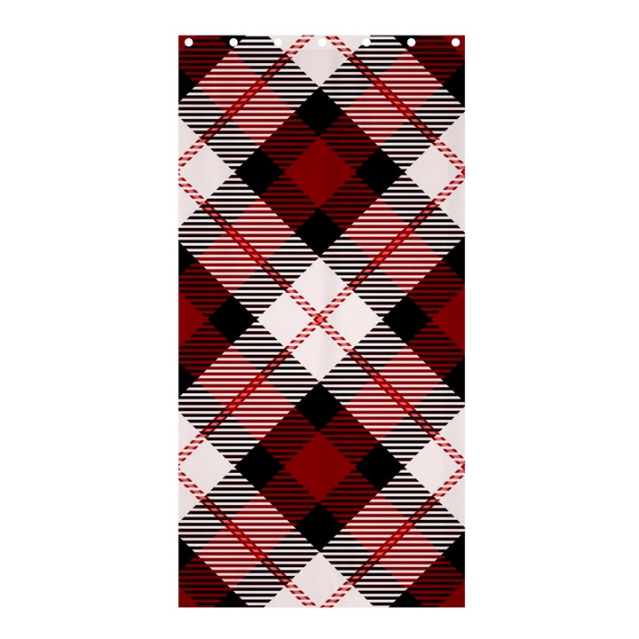 Smart Plaid Red Shower Curtain 36  x 72  (Stall) 