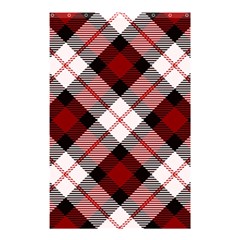 Smart Plaid Red Shower Curtain 48  X 72  (small)  by ImpressiveMoments