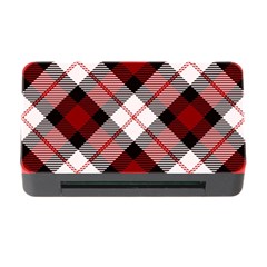 Smart Plaid Red Memory Card Reader With Cf by ImpressiveMoments