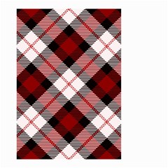 Smart Plaid Red Small Garden Flag (two Sides) by ImpressiveMoments