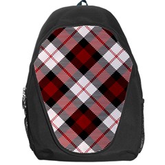 Smart Plaid Red Backpack Bag by ImpressiveMoments