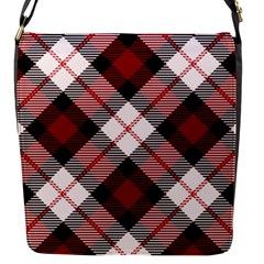 Smart Plaid Red Flap Messenger Bag (s)