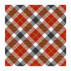 Smart Plaid Warm Colors Medium Glasses Cloth by ImpressiveMoments