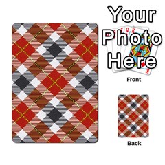 Smart Plaid Warm Colors Multi-purpose Cards (rectangle)  by ImpressiveMoments