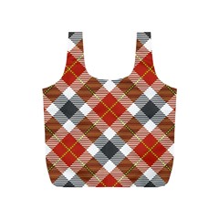 Smart Plaid Warm Colors Full Print Recycle Bags (s)  by ImpressiveMoments