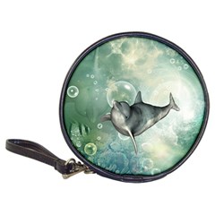 Funny Dswimming Dolphin Classic 20-cd Wallets