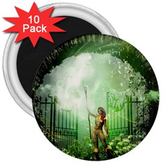 The Gate In The Magical World 3  Magnets (10 Pack)  by FantasyWorld7