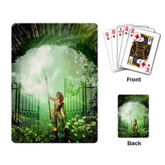 The Gate In The Magical World Playing Card by FantasyWorld7