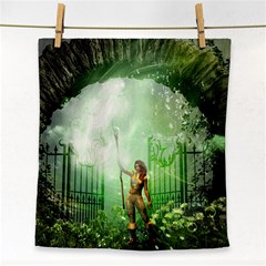 The Gate In The Magical World Face Towel by FantasyWorld7