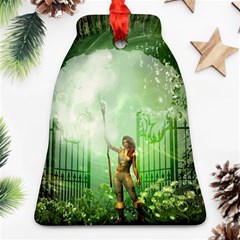 The Gate In The Magical World Bell Ornament (2 Sides) by FantasyWorld7