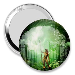 The Gate In The Magical World 3  Handbag Mirrors by FantasyWorld7