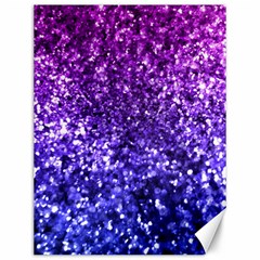 Midnight Glitter Canvas 12  X 16   by KirstenStar