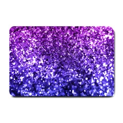 Midnight Glitter Small Doormat  by KirstenStar