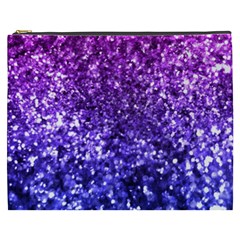 Midnight Glitter Cosmetic Bag (xxxl)  by KirstenStar