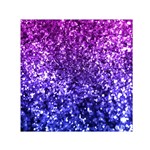 Midnight Glitter Small Satin Scarf (Square)  Front