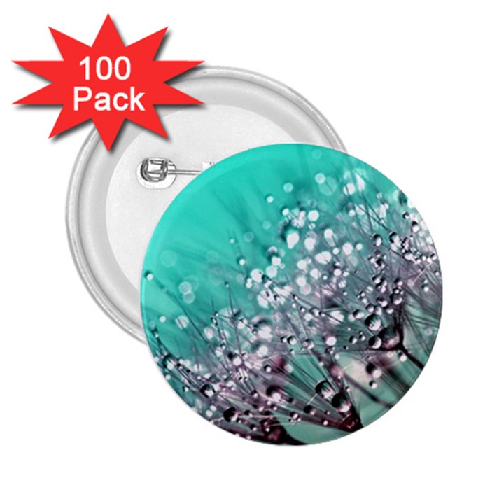 Dandelion 2015 0701 2.25  Buttons (100 pack) 