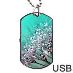 Dandelion 2015 0701 Dog Tag Usb Flash (one Side) by JAMFoto