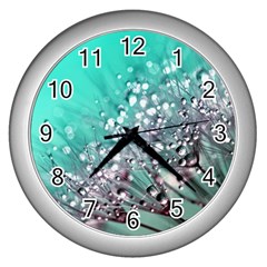 Dandelion 2015 0701 Wall Clocks (silver)  by JAMFoto