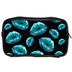 Turquoise Sassy Lips  Toiletries Bags