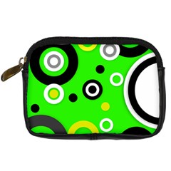 Florescent Green Yellow Abstract  Digital Camera Cases