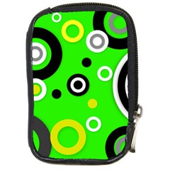 Florescent Green Yellow Abstract  Compact Camera Cases