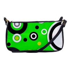 Florescent Green Yellow Abstract  Shoulder Clutch Bags