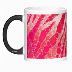 Florescent Pink Zebra Pattern  Morph Mugs by OCDesignss