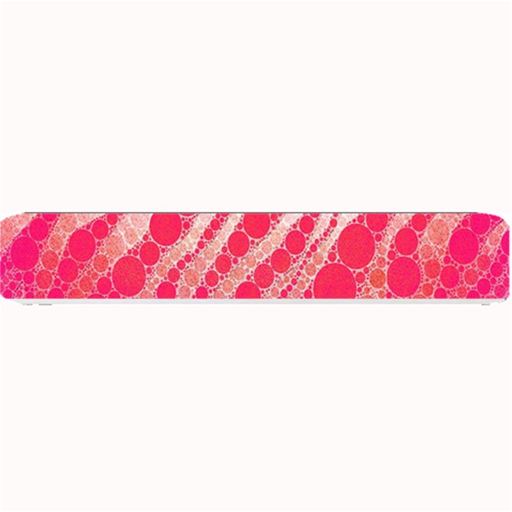 Florescent Pink Zebra Pattern  Small Bar Mats