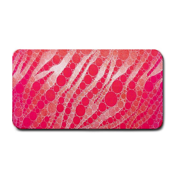 Florescent Pink Zebra Pattern  Medium Bar Mats