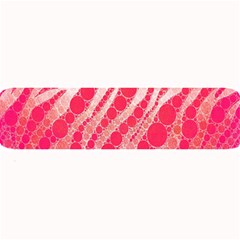 Florescent Pink Zebra Pattern  Large Bar Mats by OCDesignss