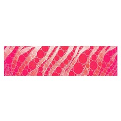 Florescent Pink Zebra Pattern  Satin Scarf (oblong) by OCDesignss