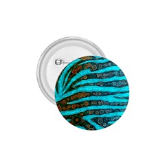 Turquoise Blue Zebra Abstract  1 75  Buttons by OCDesignss