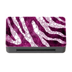 Purple Zebra Print Bling Pattern  Memory Card Reader With Cf by OCDesignss