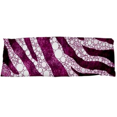 Purple Zebra Print Bling Pattern  Body Pillow Cases Dakimakura (two Sides)  by OCDesignss