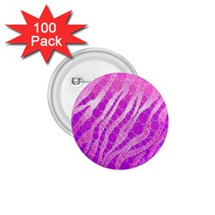 Florescent Pink Zebra Pattern  1 75  Buttons (100 Pack)  by OCDesignss