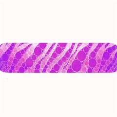 Florescent Pink Zebra Pattern  Large Bar Mats by OCDesignss