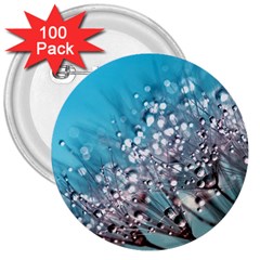 Dandelion 2015 0702 3  Buttons (100 Pack)  by JAMFoto