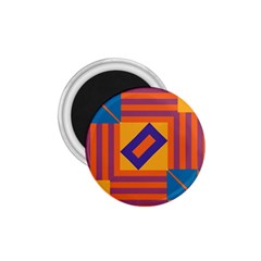 Shapes And Stripes Symmetric Design 1 75  Magnet by LalyLauraFLM