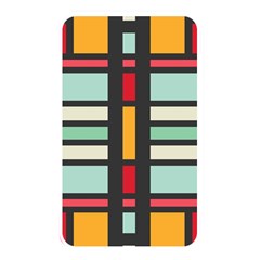 Mirrored Rectangles In Retro Colors Memory Card Reader (rectangular) by LalyLauraFLM