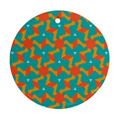 Sun Pattern Ornament (round) by LalyLauraFLM