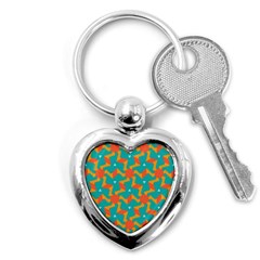 Sun Pattern Key Chain (heart) by LalyLauraFLM