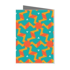 Sun Pattern Mini Greeting Cards (pkg Of 8) by LalyLauraFLM