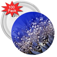 Dandelion 2015 0704 3  Buttons (100 Pack)  by JAMFoto