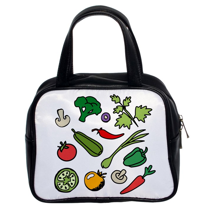 Vegetables 01 Classic Handbags (2 Sides)