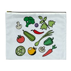 Vegetables 01 Cosmetic Bag (xl) by Famous