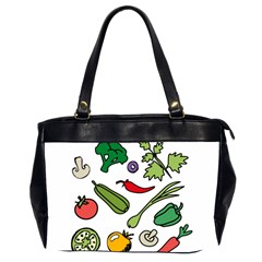 Vegetables 01 Office Handbags (2 Sides)  by Famous