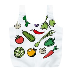 Vegetables 01 Full Print Recycle Bags (l) 